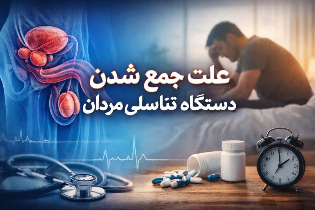 علت جمع شدن دستگاه تناسلی مردان